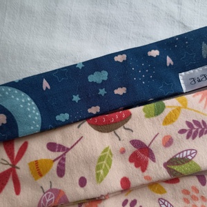 Hajpántok különböző méretekben nyári rét mintával és  - ruha & divat - hajdísz & hajcsat - hajráf & hajpánt - Meska.hu