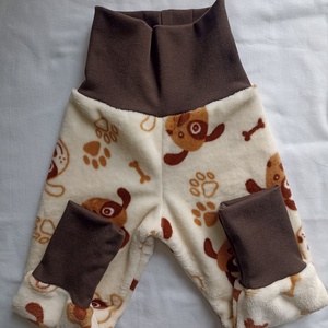 86-92-98 kutyás babanadrág, hurcinaci, passzés nadrág, bentinadrág  - baba - mama - babaruházat - baba nadrág - Meska.hu