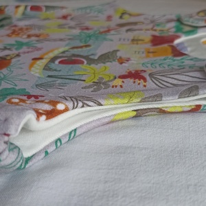 98-104-110-es Átmeneti tavaszi tipegő hálózsák pamut 22-24 fokba dzsungeles - baba - mama - babaruházat - tipegőhálózsák - Meska.hu