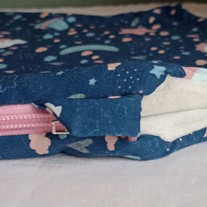 92-98-104-es Tavaszi tipegő hálózsák 21-23 fokba Átmeneti kétrétegű pamut FűFaFotel cicás - baba - mama - babaruházat - tipegőhálózsák - Meska.hu