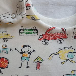 92-98-104-es Tavaszi tipegő hálózsák 21-23 fokba  átmeneti kétrétegű pamut gyerekrajzos - baba - mama - babaruházat - tipegőhálózsák - Meska.hu