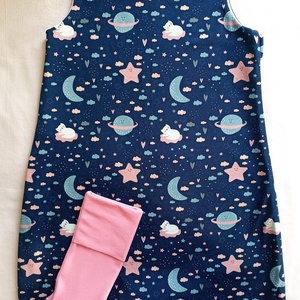 92-98-104-es Tavaszi tipegő hálózsák 22-24 fokba Átmeneti pamut cicás felhős - Meska.hu