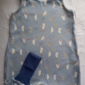 62 68 74 80 86 92 98 104 110 116 122 128 134 140 Tavaszi nyári, őszi Téli Átmeneti pamut tipegő hálózsák jegesmacis, Baba - mama, Babaruházat, Tipegőhálózsák, Varrás, MESKA