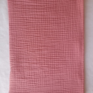 Baba nyári géztakaró 70x90 cm duplagéz babatakaró mályva - baba - mama - baba ágynemű - babatakaró, gyerek pléd - Meska.hu