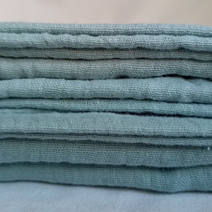 Nyári kánikula duplagéz felnőtt takaró muszlin 140x190 cm zsálya - otthon & életmód - lakástextil - felnőtt takaró, pléd - Meska.hu