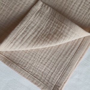 Nyári kánikula duplagéz felnőtt takaró muszlin 140x190 cm drapp - otthon & életmód - lakástextil - felnőtt takaró, pléd - Meska.hu