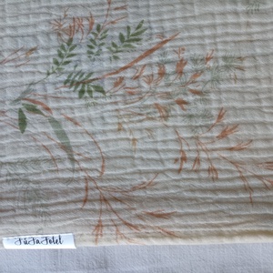 Muszlin párnahuzat IKEA-s 35 x 55 cm-s gyerekpárnához Duplagéz búzamező - Meska.hu