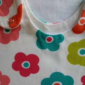 74-80-86-os Tavaszi tipegő hálózsák 22-24 fokba Átmeneti pamut színes virágos - baba - mama - babaruházat - tipegőhálózsák - Meska.hu