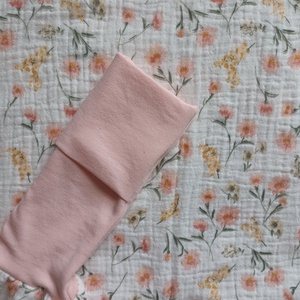 68-74-80-as Nyári muszlin tipegő hálózsák 24-26 fokba duplagéz virágos - baba - mama - babaruházat - tipegőhálózsák - Meska.hu