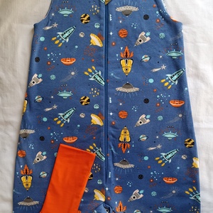 110-116-122-es Tavaszi tipegő hálózsák 22-24 fokba átmeneti pamut űrhajós, Baba - mama, Babaruházat, Baba hálózsák, bundazsák, Varrás, MESKA