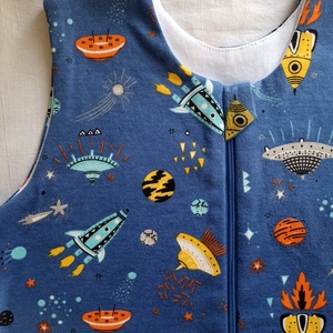 110-116-122-es Tavaszi tipegő hálózsák 22-24 fokba átmeneti pamut űrhajós - baba - mama - babaruházat - baba hálózsák, bundazsák - Meska.hu