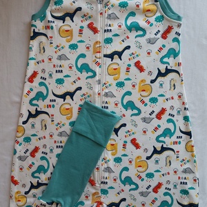 116-122-128-as nyári tipegő hálózsák dínós, Baba - mama, Babaruházat, Tipegőhálózsák, Varrás, MESKA