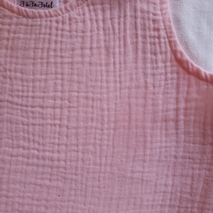 74-80-86-os nyári muszlin tipegő hálózsák duplagéz rózsa - baba - mama - babaruházat - baba hálózsák, bundazsák - Meska.hu