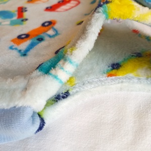 74-80-86-os őszi téli meleg tipegő hálózsák wellsoft FűFaFotel világoskék autós - baba - mama - babaruházat - tipegőhálózsák - Meska.hu