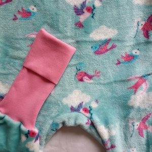 74-80-86-os őszi téli tipegő hálózsák 20-23 fokba wellsoft madárkás - baba - mama - babaruházat - tipegőhálózsák - Meska.hu