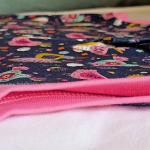 140-146-152-es Nyári tipegő hálózsák pamut sötétkék madrákás - baba - mama - babaruházat - tipegőhálózsák - Meska.hu