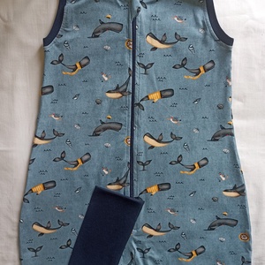 110-116-122-es nyári kánikula tipegő hálózsák bálnás, Baba - mama, Babaruházat, Tipegőhálózsák, Varrás, MESKA