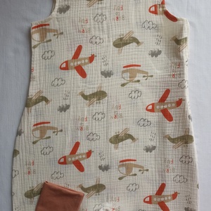 86-92-98-as Nyári muszlin tipegő hálózsák duplagéz repülős, Baba - mama, Babaruházat, Tipegőhálózsák, Varrás, MESKA