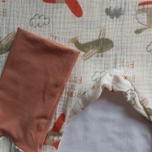 86-92-98-as Nyári muszlin tipegő hálózsák duplagéz repülős - baba - mama - babaruházat - tipegőhálózsák - Meska.hu