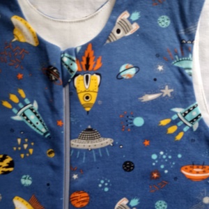 128-134-140 Tavaszi tipegő hálózsák  22-24 fokba átmeneti pamut űrhajós  - baba - mama - babaruházat - tipegőhálózsák - Meska.hu