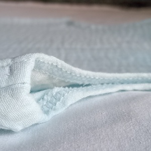 98-104-110-es nyári muszlin tipegő hálózsák duplagéz égkék - baba - mama - babaruházat - tipegőhálózsák - Meska.hu