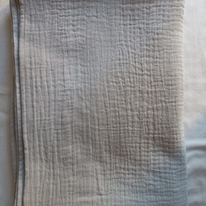 140x200 cm Nyári muszlin felnőtt takaró kánikula duplagéz szürke - otthon & életmód - lakástextil - felnőtt takaró, pléd - Meska.hu