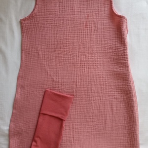110-116-122-es nyári muszlin tipegő hálózsák duplagéz mályva - baba - mama - babaruházat - tipegőhálózsák - Meska.hu