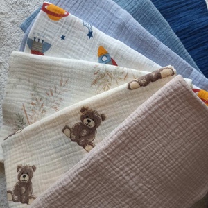 Muszlin párnahuzat IKEA-s 3x55 cm-s gyerekpárnához duplagéz  , Baba - mama, Baba ágynemű, Baba párna és huzat, Varrás, Könnyű, selymes, jó nedvszívó tisztapamut muszlin párnahuzat 35x55 cm-s kispárnához. Érzékeny bőrű ..., MESKA