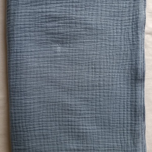 Kétrétegű muszlin ovis géztakaró nyári ovistakaró 100x130 cm farmerkék - Meska.hu