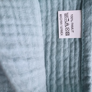 Muszlin gyerekágynemű szett: takaró + párnahuzat oviba duplagéz gyerektakaró 100x130 cm zsálya - játék & sport - ovis felszerelés - ovis ágynemű - Meska.hu
