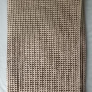 Waffel babatakaró 75x95 cm mogyoró - baba - mama - baba ágynemű - babatakaró, gyerek pléd - Meska.hu