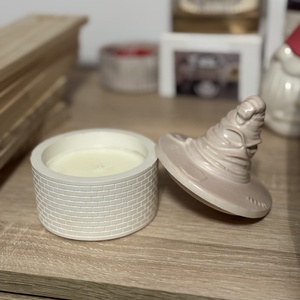 Harry Potter szójaviasz gyertya  - karácsony - karácsonyi lakásdekoráció - karácsonyi illatgyertya, mécses - Meska.hu