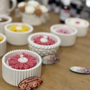 Szójaviasz illat illatgyertya Nőnapra - Meska.hu