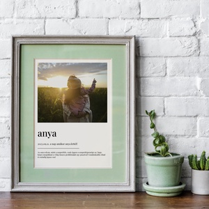 A nap amikor anya lettél idézetes anyák napi poszter. - otthon & életmód - dekoráció - kép & falikép - poszter - Meska.hu