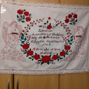 Konyhai feliratos falvédő - Meska.hu