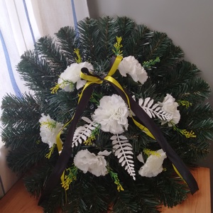 temetői koszorú - Meska.hu