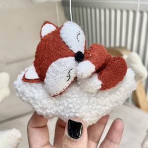 Rókás kiságyforgó - baba - mama - baba játékok - kiságyforgó - Meska.hu