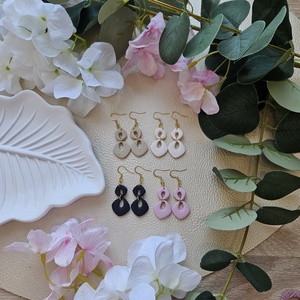 CHARLOTTE fülbevaló, Ékszer, Fülbevaló, Lógó fülbevaló, Ékszerkészítés, MESKA