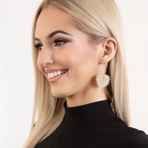 LIA fülbevaló (OCEAN) - ékszer - fülbevaló - lógó fülbevaló - Meska.hu