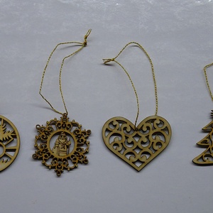 Karácsonyfadísz szett 6.    (4 db natúr fa dísz) - karácsony - karácsonyi lakásdekoráció - karácsonyfadíszek - Meska.hu Karácsonyfadísz szett 6.    (4 db natúr fa dísz) - karácsony - karácsonyi lakásdekoráció - karácsonyfadíszek - Meska.hu