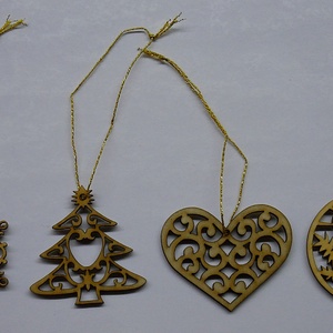 Karácsonyfadísz szett 4.    (4 db natúr fa dísz) - karácsony - karácsonyi lakásdekoráció - karácsonyfadíszek - Meska.hu Karácsonyfadísz szett 4.    (4 db natúr fa dísz) - karácsony - karácsonyi lakásdekoráció - karácsonyfadíszek - Meska.hu