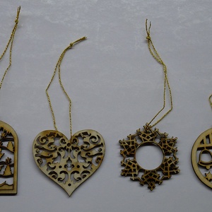 Karácsonyfadísz szett 1.    (4 db natúr fa dísz) - karácsony - karácsonyi lakásdekoráció - karácsonyfadíszek - Meska.hu Karácsonyfadísz szett 1.    (4 db natúr fa dísz) - karácsony - karácsonyi lakásdekoráció - karácsonyfadíszek - Meska.hu