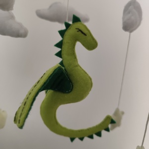 Kiságyforgó srknnyal - játék & sport - 3 éves kor alattiaknak - kiságyforgó - Meska.hu