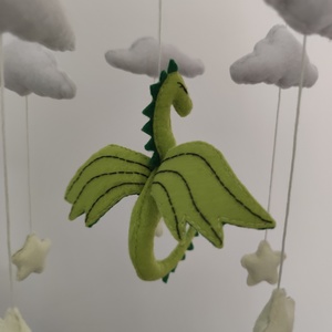 Kiságyforgó srknnyal - játék & sport - 3 éves kor alattiaknak - kiságyforgó - Meska.hu