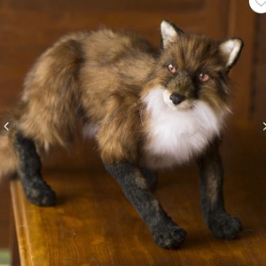 Élethű róka plüss - Meska.hu