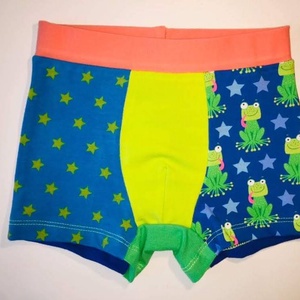 BENCE mókás béka és csillag mintás boxer 98-as és 110-es, Ruha & Divat, Babaruha & Gyerekruha, Gyerek alsónemű, Varrás, MESKA