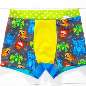 ZAZI szörnyecske mintás boxer, Ruha & Divat, Babaruha & Gyerekruha, Gyerek alsónemű, Varrás, MESKA