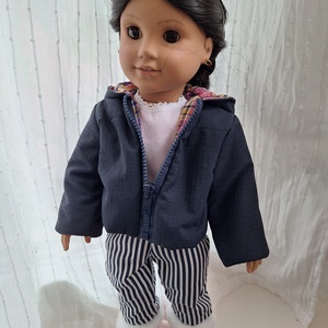 Kabát Babaruha 46-50 cm magas Götz babára , Játék & Sport, Baba & babaház, Babaruha, babakellék, Varrás, MESKA