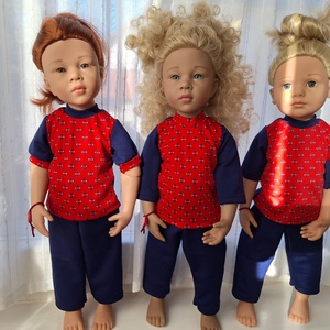 Babaruha PIZSAMA 46-50 cm magas Götz babára , Játék & Sport, Baba & babaház, Babaruha, babakellék, Varrás, MESKA