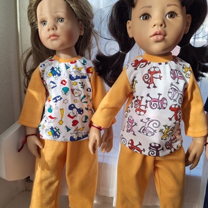 Babaruha  PIZSAMA 46-50 cm magas Götz babára  - Meska.hu